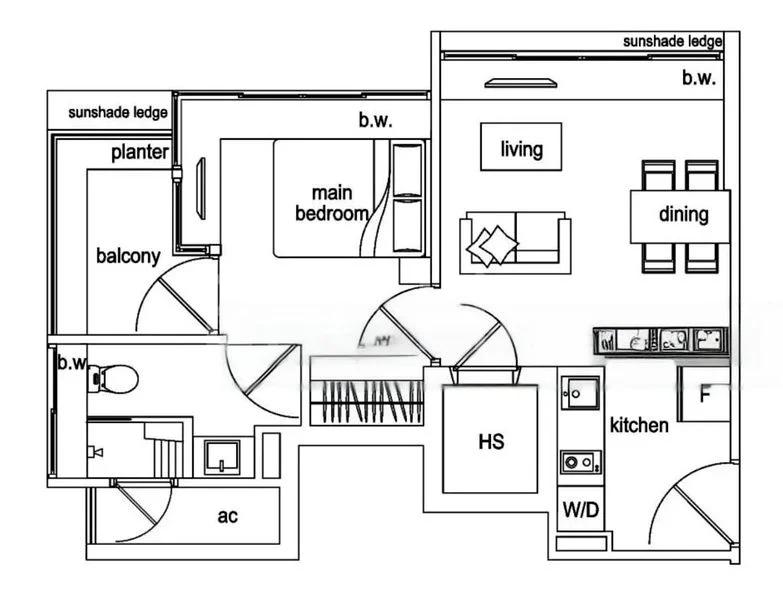 1 Bed Condo for Sale in  Newton Edge - Image 10